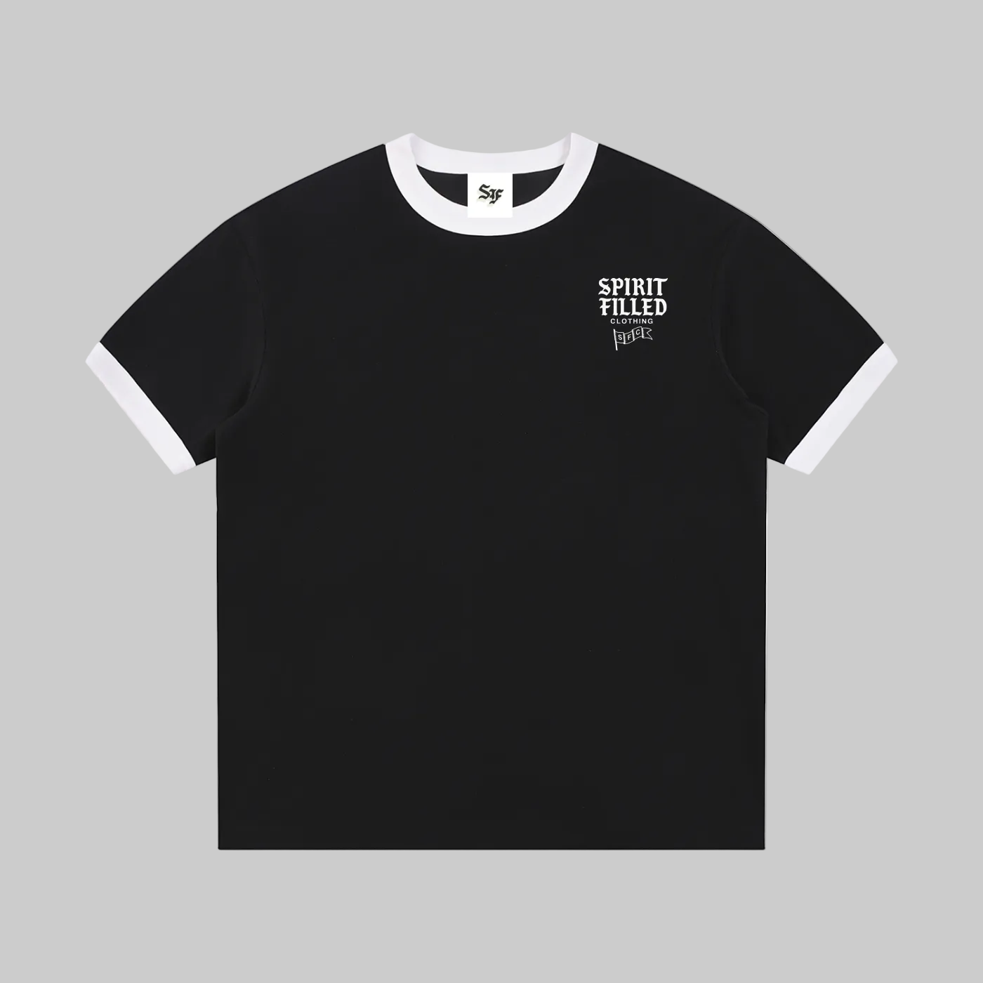 Women’s Slim-Fit "Spirit Filled" Contrast T-Shirt