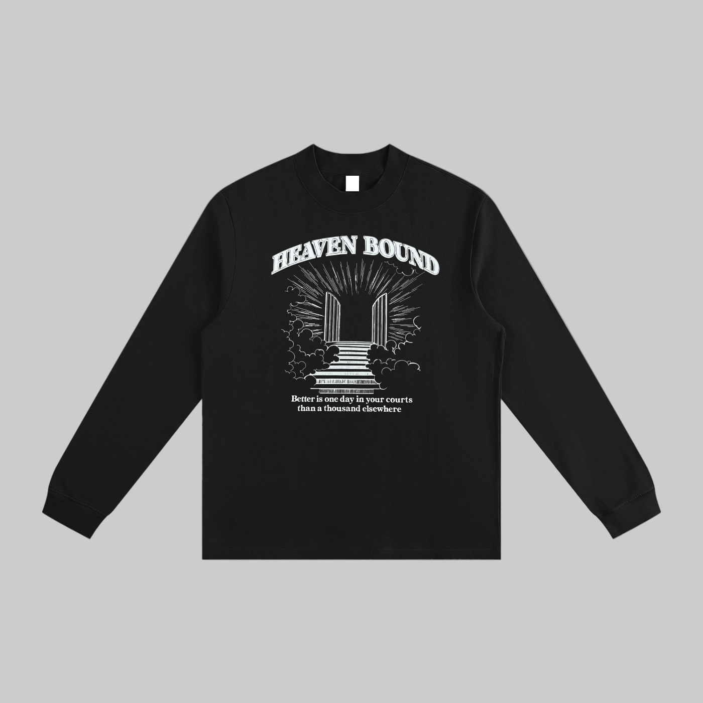 "Heaven Bound" Mock Neck Sweatshirt