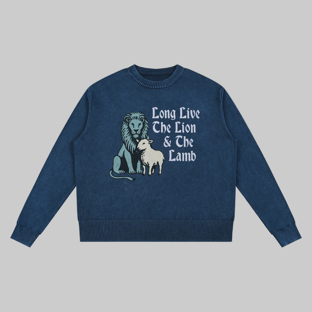 "Lion & Lamb" Sweater