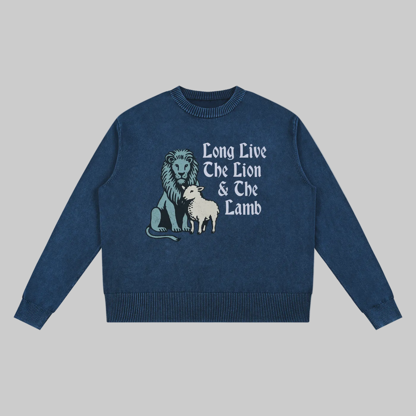 "Lion & Lamb" Sweater