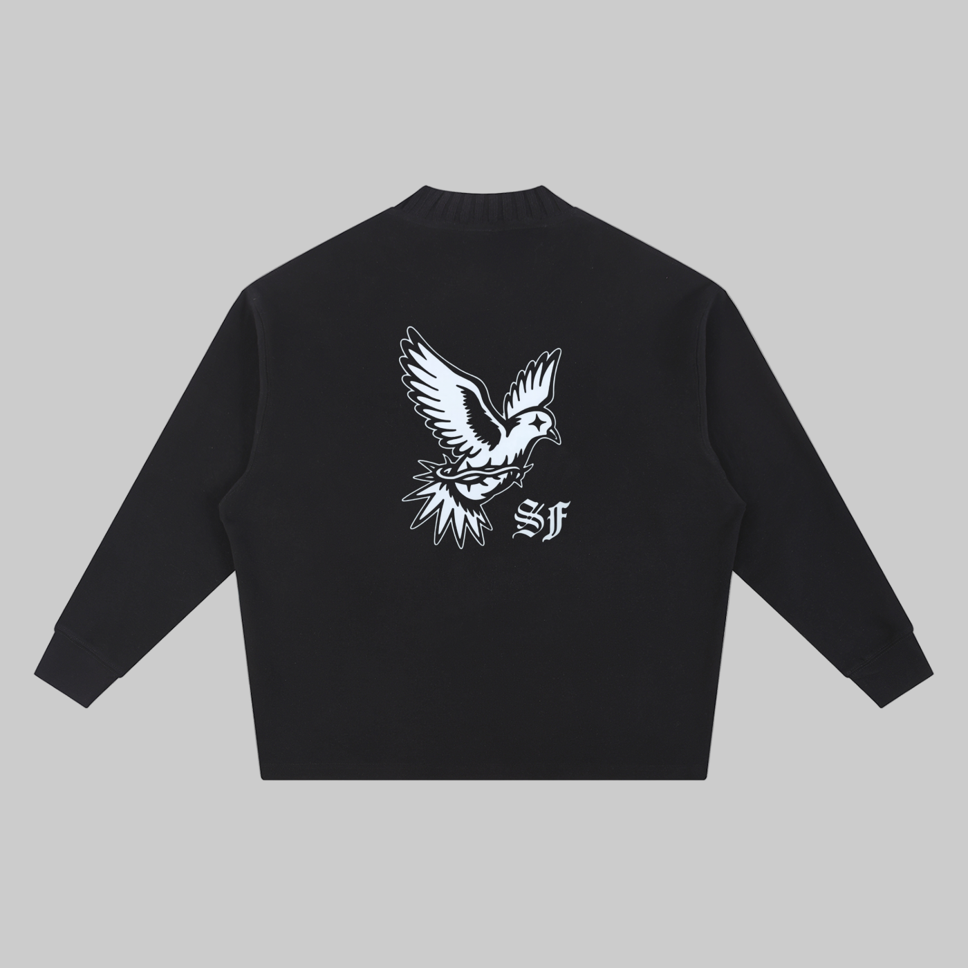 "Spirit Filled" Knitted Neck Sweatshirt