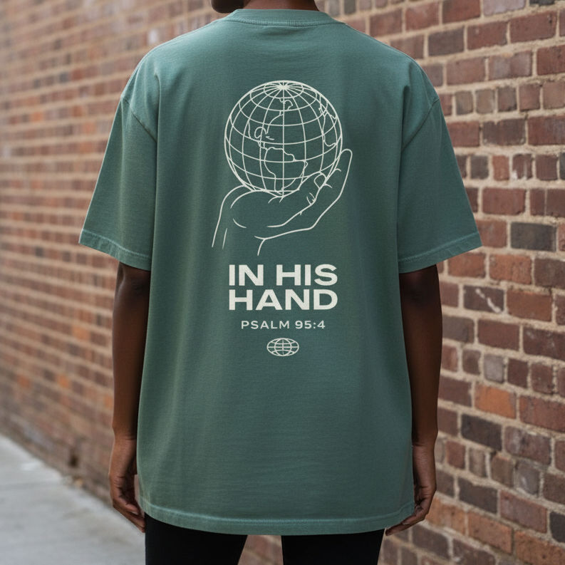 "In His Hand" Oversized T-Shirt