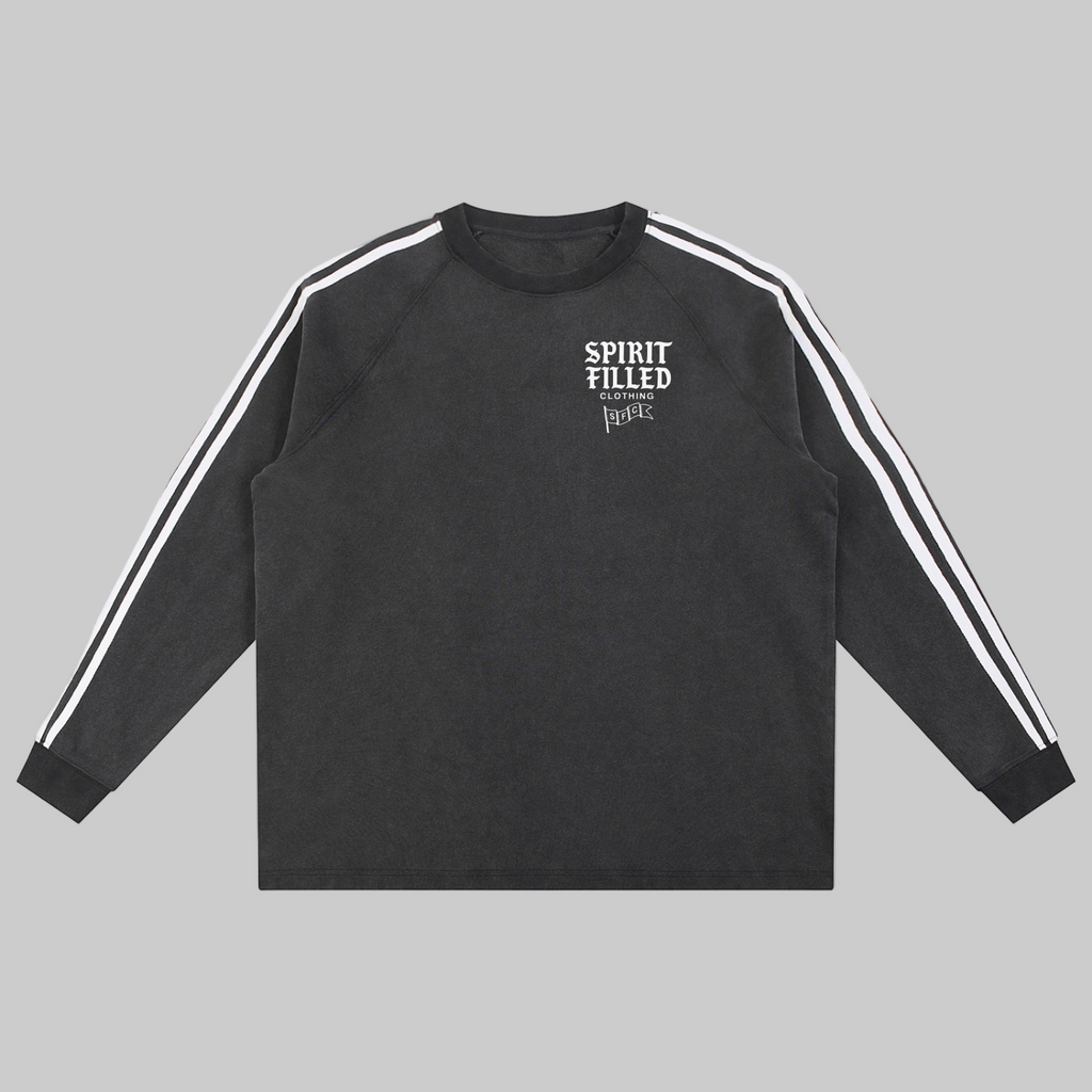 "Spirit Filled" Contrast Tape Sweatshirt