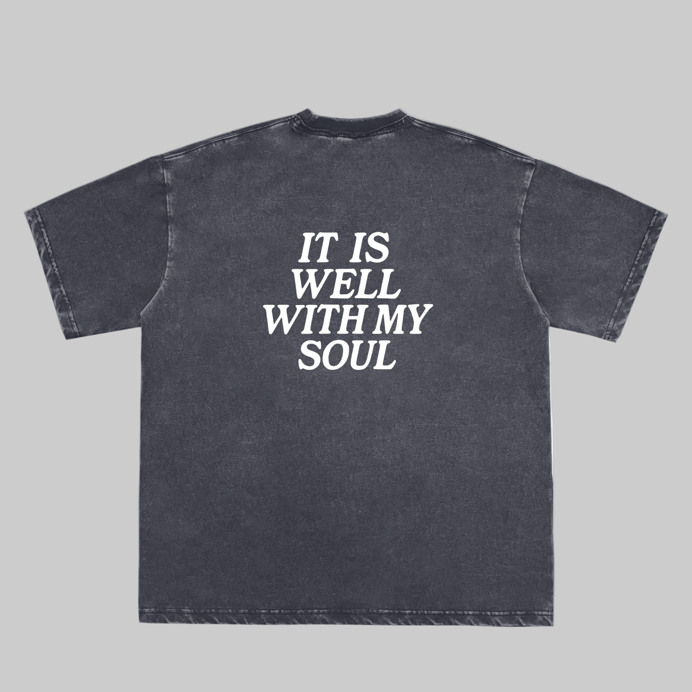 "It is Well" Oversized snow washed T-Shirt